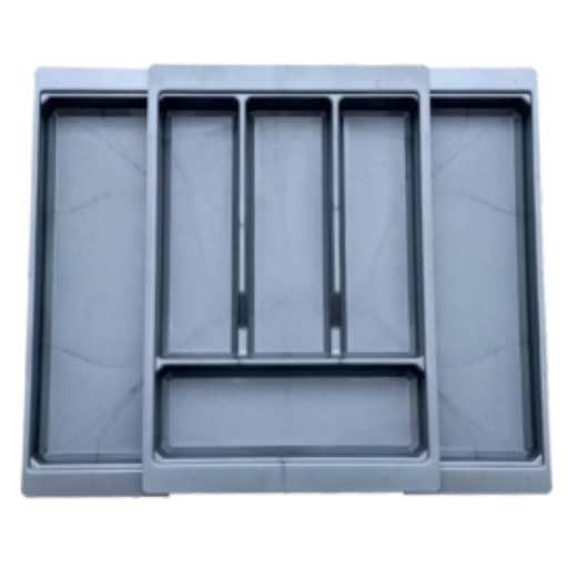 Placeholder second image for kitchen pull-out drawer with chrome basket