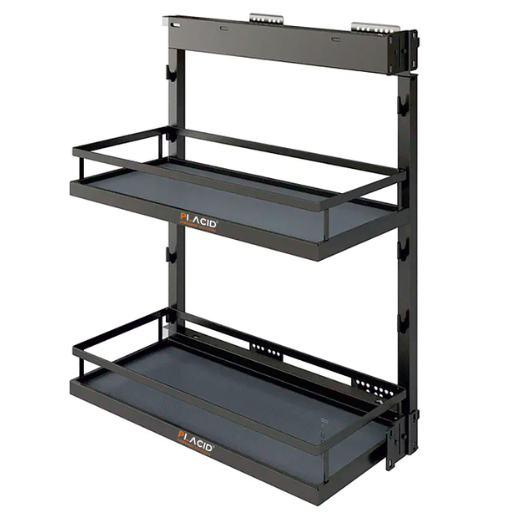 Placeholder second image for kitchen pull-out drawer with chrome basket