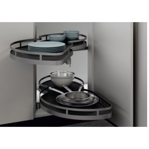 Placeholder second image for kitchen pull-out drawer with chrome basket